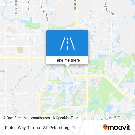 Picton Way map