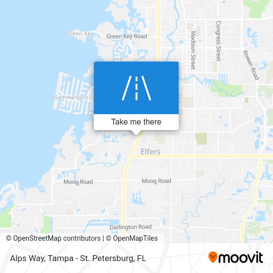 Alps Way map