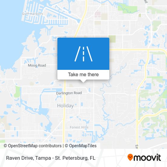 Raven Drive map