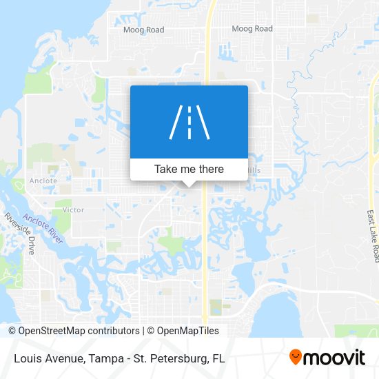 Mapa de Louis Avenue
