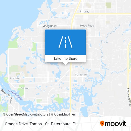 Orange Drive map