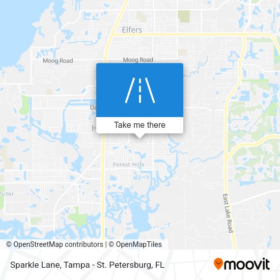 Sparkle Lane map