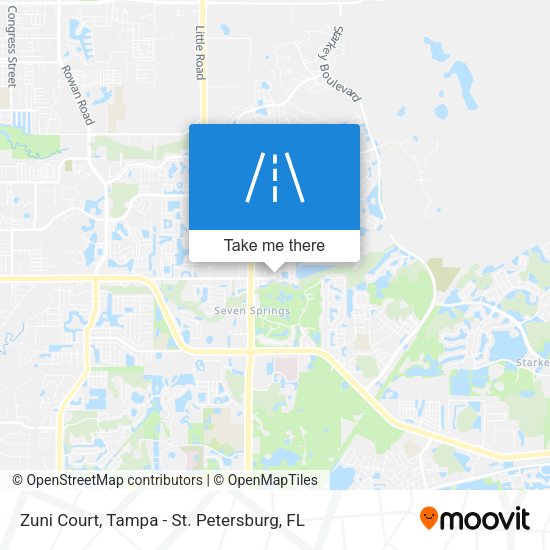 Zuni Court map