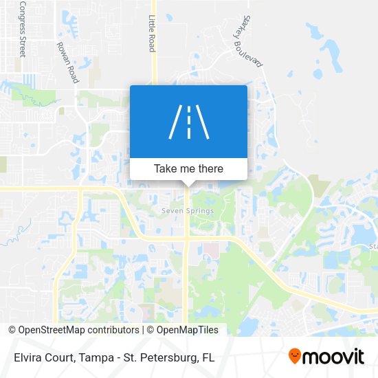 Elvira Court map