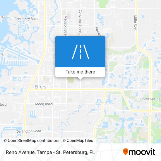 Mapa de Reno Avenue