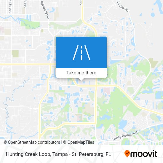 Mapa de Hunting Creek Loop