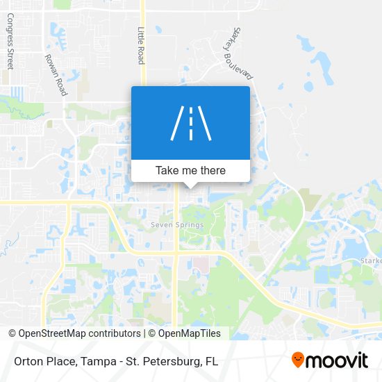 Orton Place map