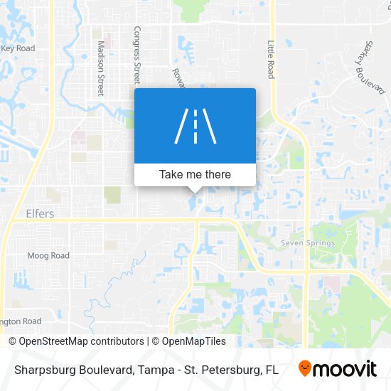 Mapa de Sharpsburg Boulevard