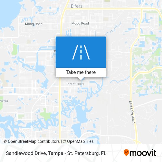 Mapa de Sandlewood Drive