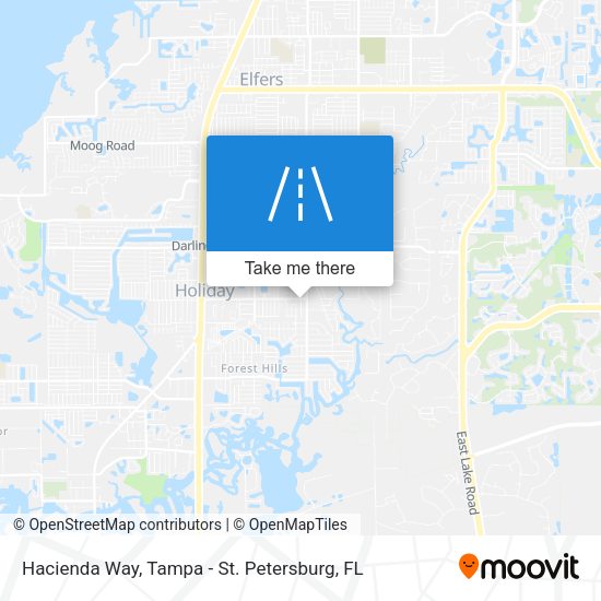 Hacienda Way map