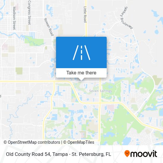 Old County Road 54 map