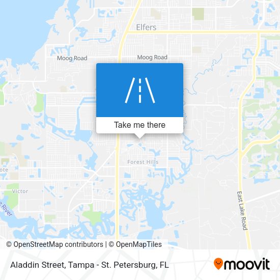 Mapa de Aladdin Street