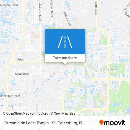 Streamside Lane map
