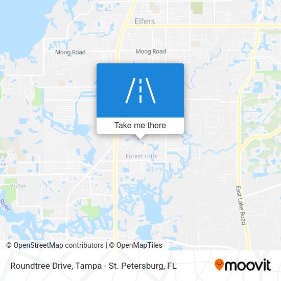 Roundtree Drive map