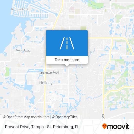Provost Drive map