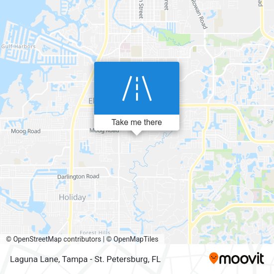 Laguna Lane map