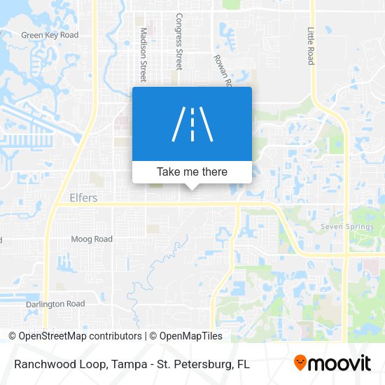 Ranchwood Loop map