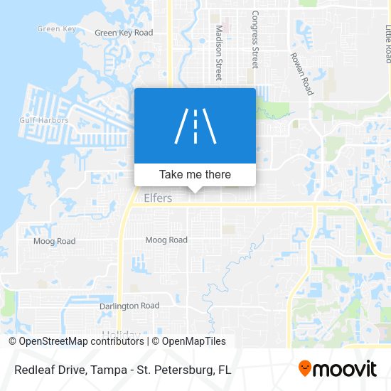 Redleaf Drive map