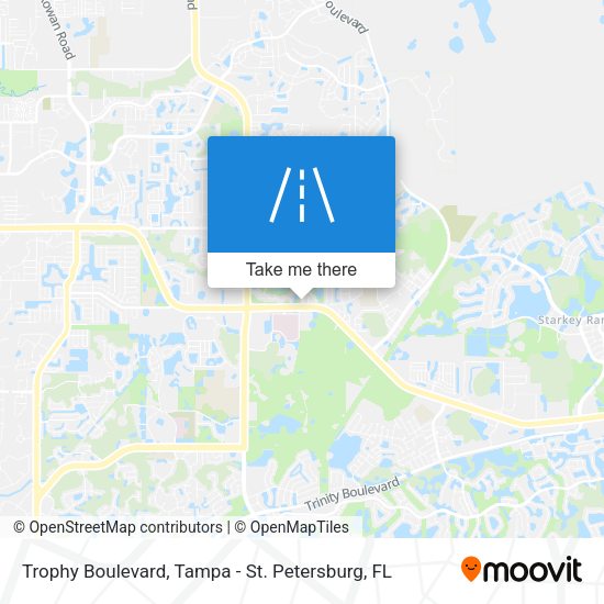 Trophy Boulevard map