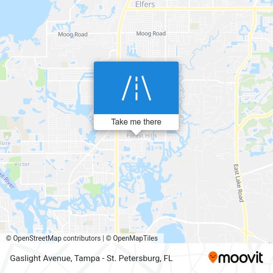 Mapa de Gaslight Avenue