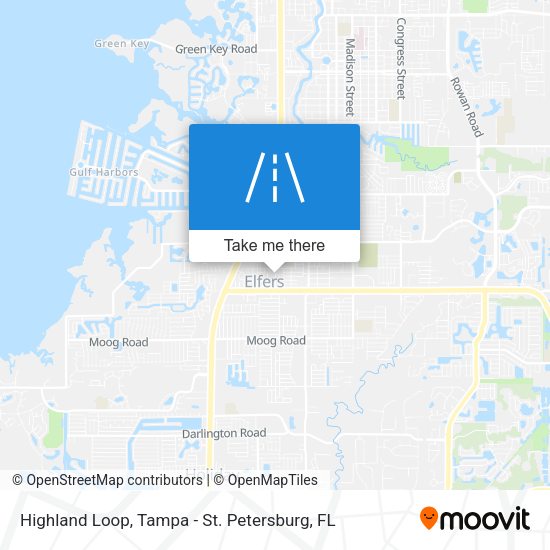 Mapa de Highland Loop