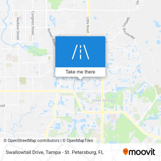Swallowtail Drive map