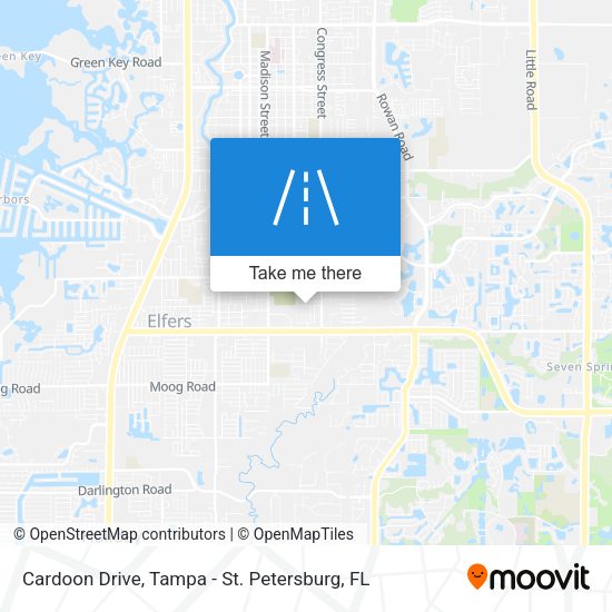 Cardoon Drive map