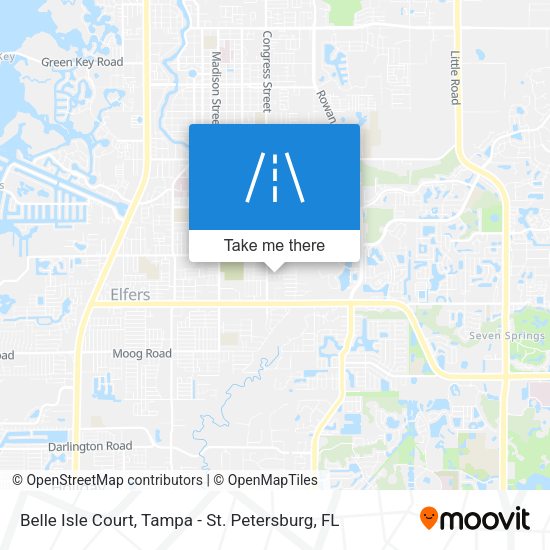 Belle Isle Court map