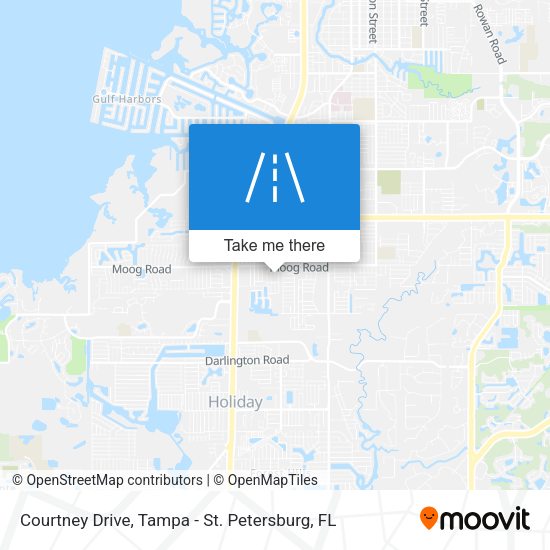 Courtney Drive map