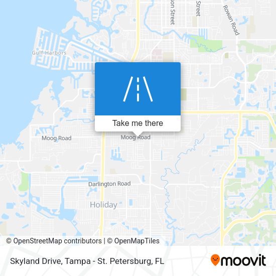 Skyland Drive map