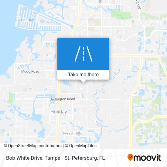 Bob White Drive map