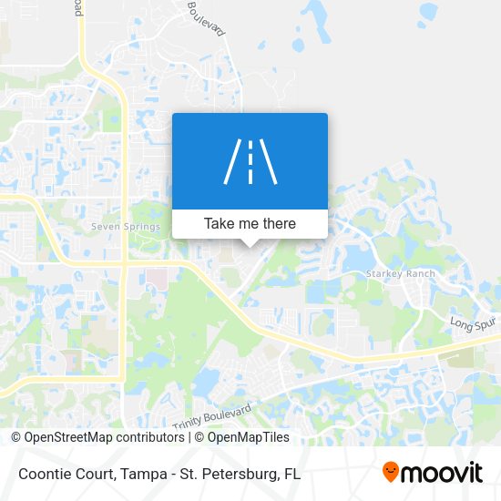 Coontie Court map