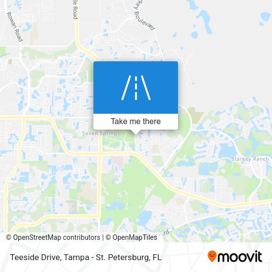 Mapa de Teeside Drive