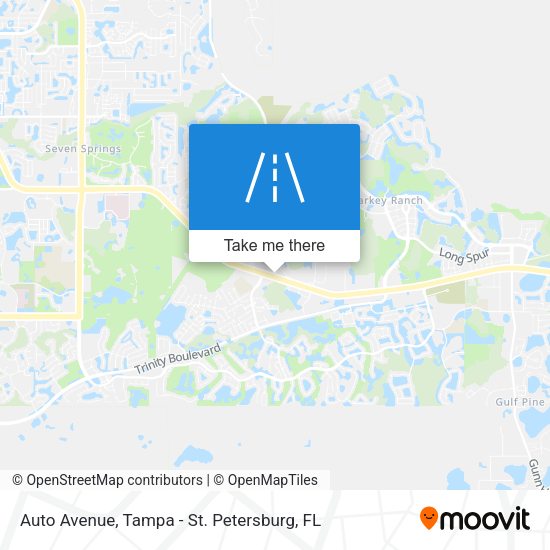 Auto Avenue map