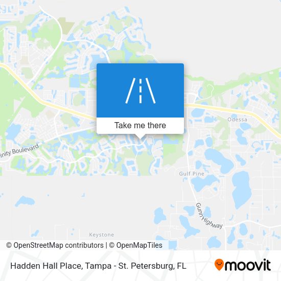 Hadden Hall Place map
