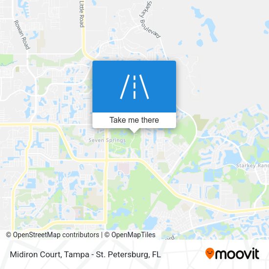 Midiron Court map