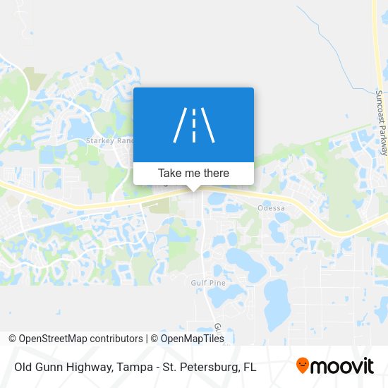 Old Gunn Highway map