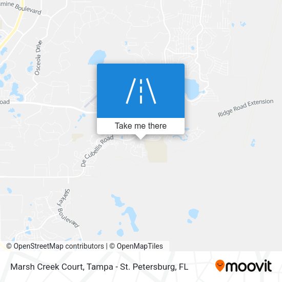 Marsh Creek Court map
