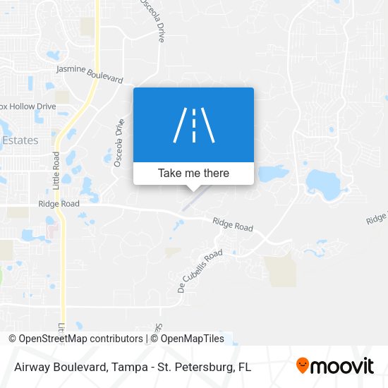 Airway Boulevard map