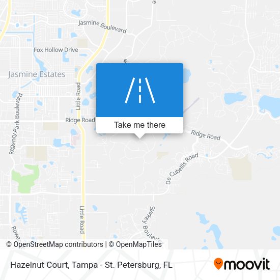 Hazelnut Court map