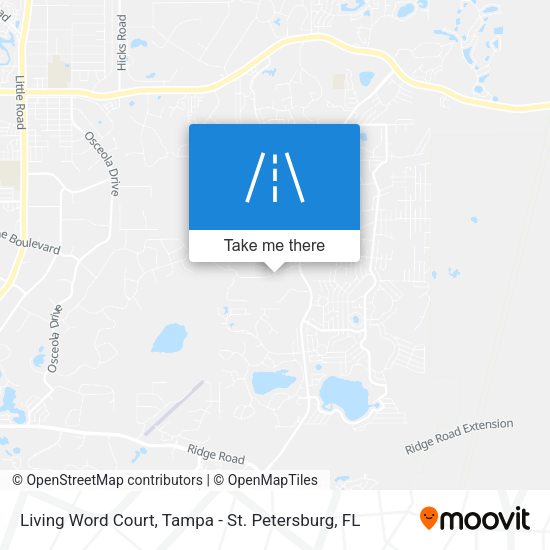 Living Word Court map