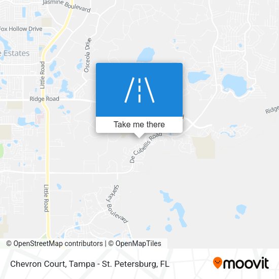 Chevron Court map