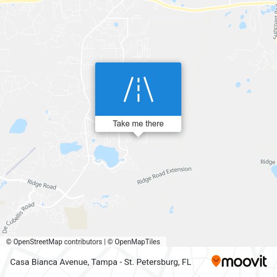Casa Bianca Avenue map
