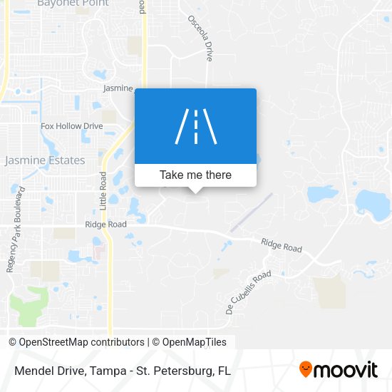 Mendel Drive map