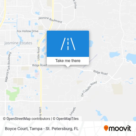Boyce Court map