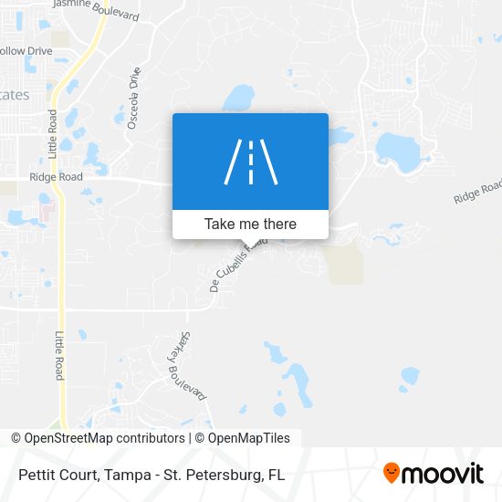 Pettit Court map