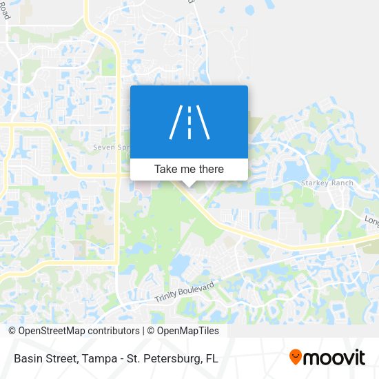 Basin Street map
