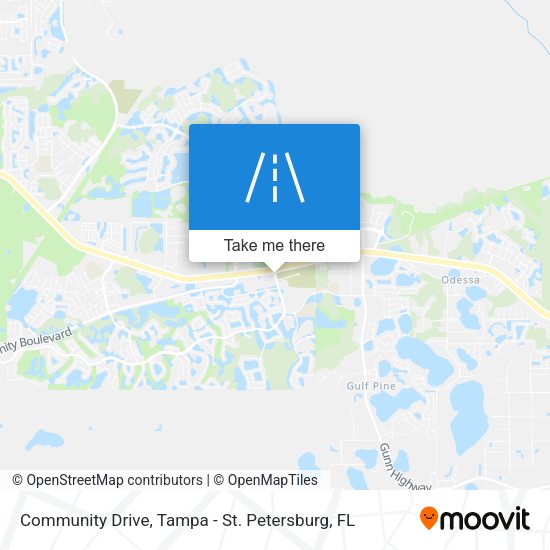 Mapa de Community Drive