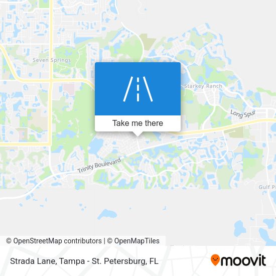 Strada Lane map