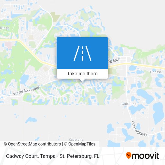 Cadway Court map